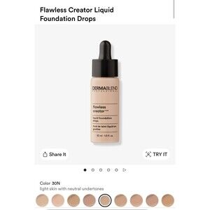 Dermablend Flawless Creator Multi-Use Liquid Foundation Makeup 30N